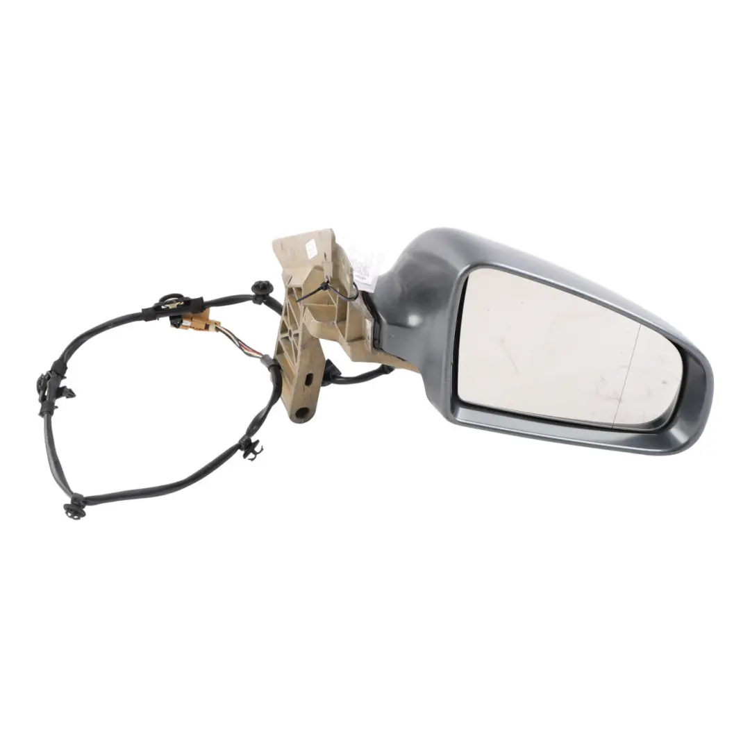 Audi A4 B6 Door Wing Mirror Outside Right O/S Dolphin Grey - X7Z - SKU RHD-8H2858532E-DGM - Part number 8H2858532E