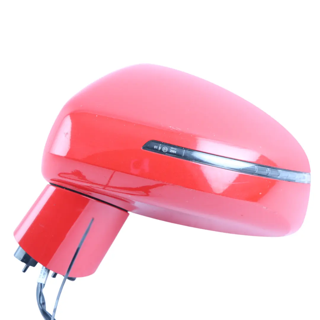 Audi TT Mk2 8J Door Wing Mirror Electric Left N/S Brilliant Red - Y3J - SKU RHD-8J0857501A-BRR1 - Part number 8J0857501A