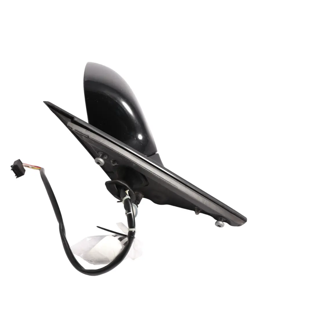 Wing Mirror Left N/S Brilliant Black Metallic Y9B to Audi A4 B8 Electric with Part number 8K2857409D Audi A4 B8 Electric Wing Mirror Left N/S Brilliant Black Metallic Y9B - SKU RHD-8K2857409D-BBL - Part number 8K2857409D