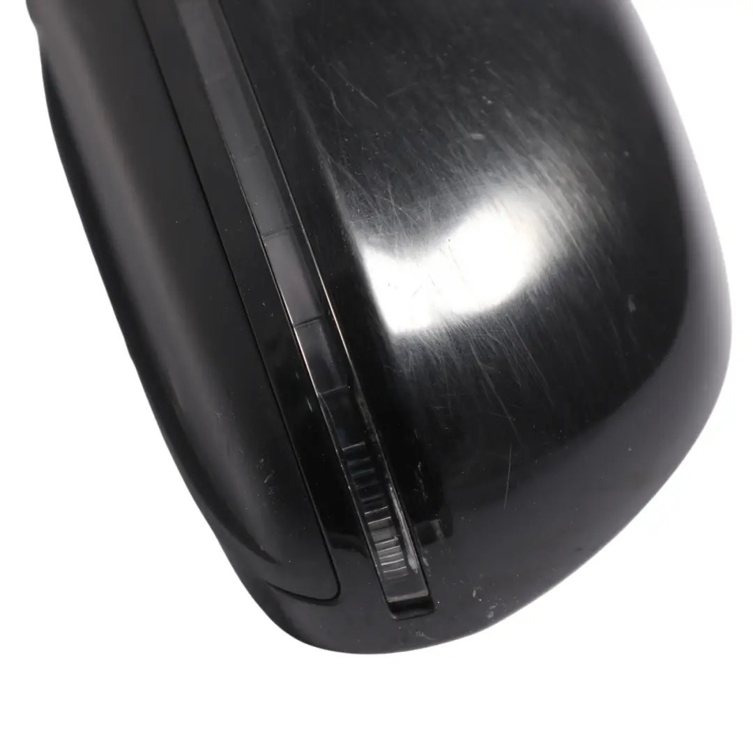 Audi A4 B8 Electric Wing Mirror Left N/S Brilliant Black Metallic Y9B - SKU RHD-8K2857409D-BBL - Part number 8K2857409D