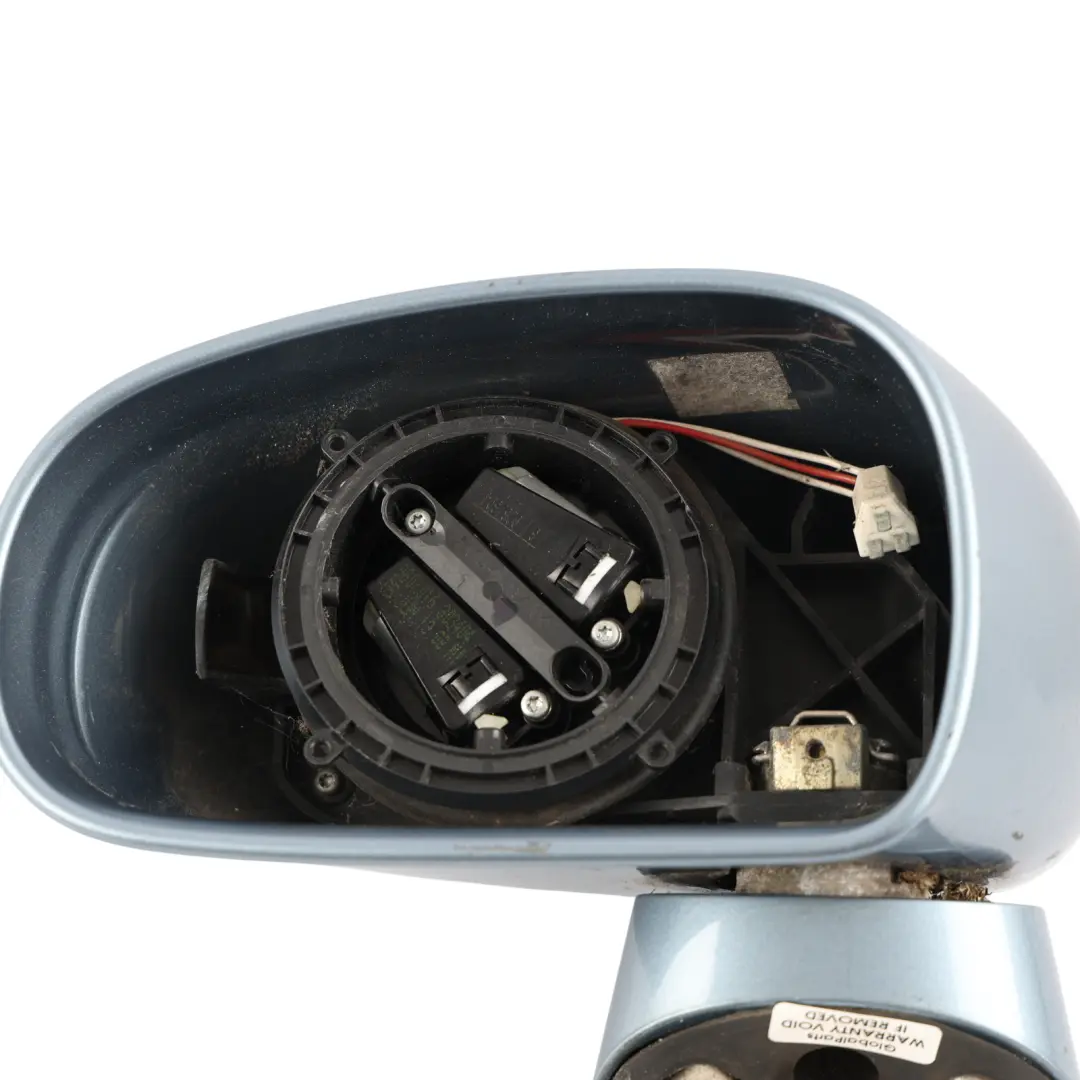 Audi TT 8N Wing Mirror Left Door N/S Glacier Blue Pearl Effect - Z7K - SKU RHD-8N0857527-GBL - Part number 8N0857527