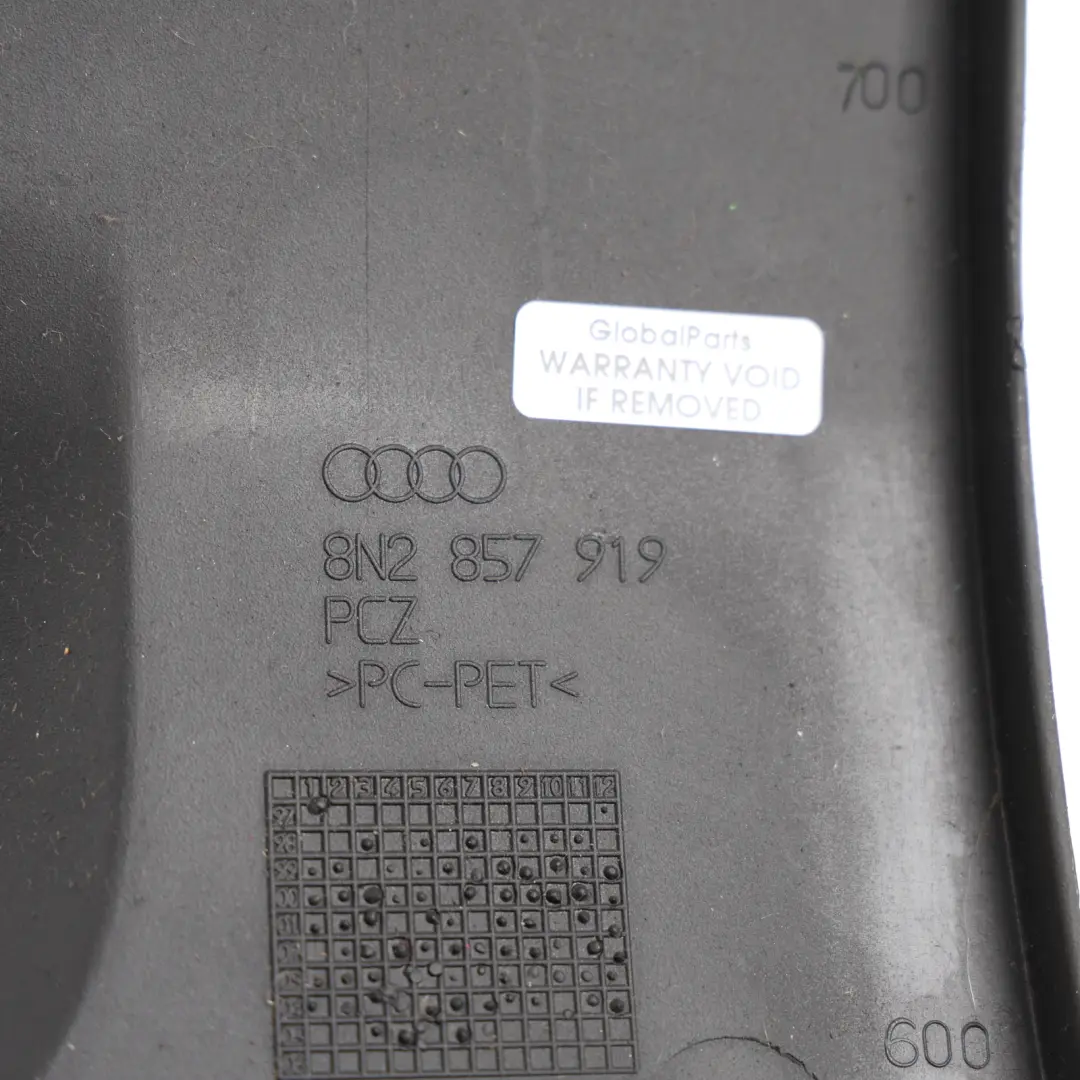 Audi TT 8N Dashboard Dash Stowage Compartment Storage Box Tray - SKU RHD-8N2857919B - Part number 8N2857919B