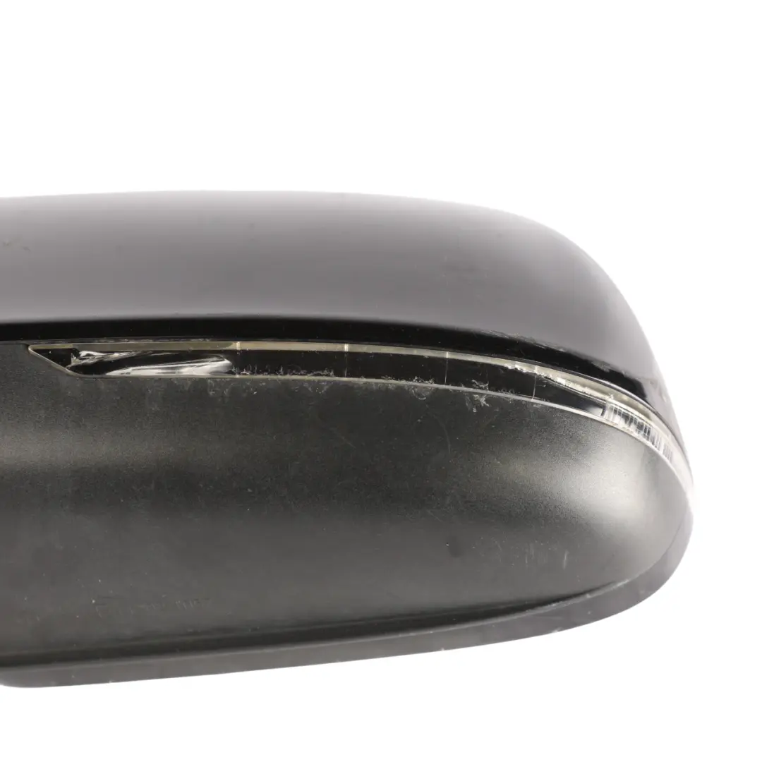 Audi A3 8P Electric Wing Mirror Left N/S Brilliant Black Y9B - SKU RHD-8P2858531GB-BBL - Part number 8P2858531GB