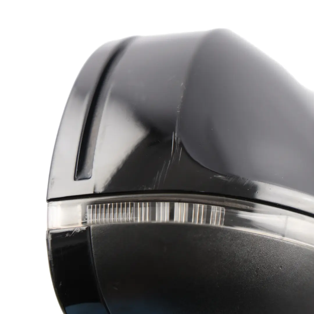 Audi A3 8P Wing Mirror Right O/S Brilliant Black - Y9B - SKU RHD-8P2858532GB-BBL - Part number 8P2858532GB