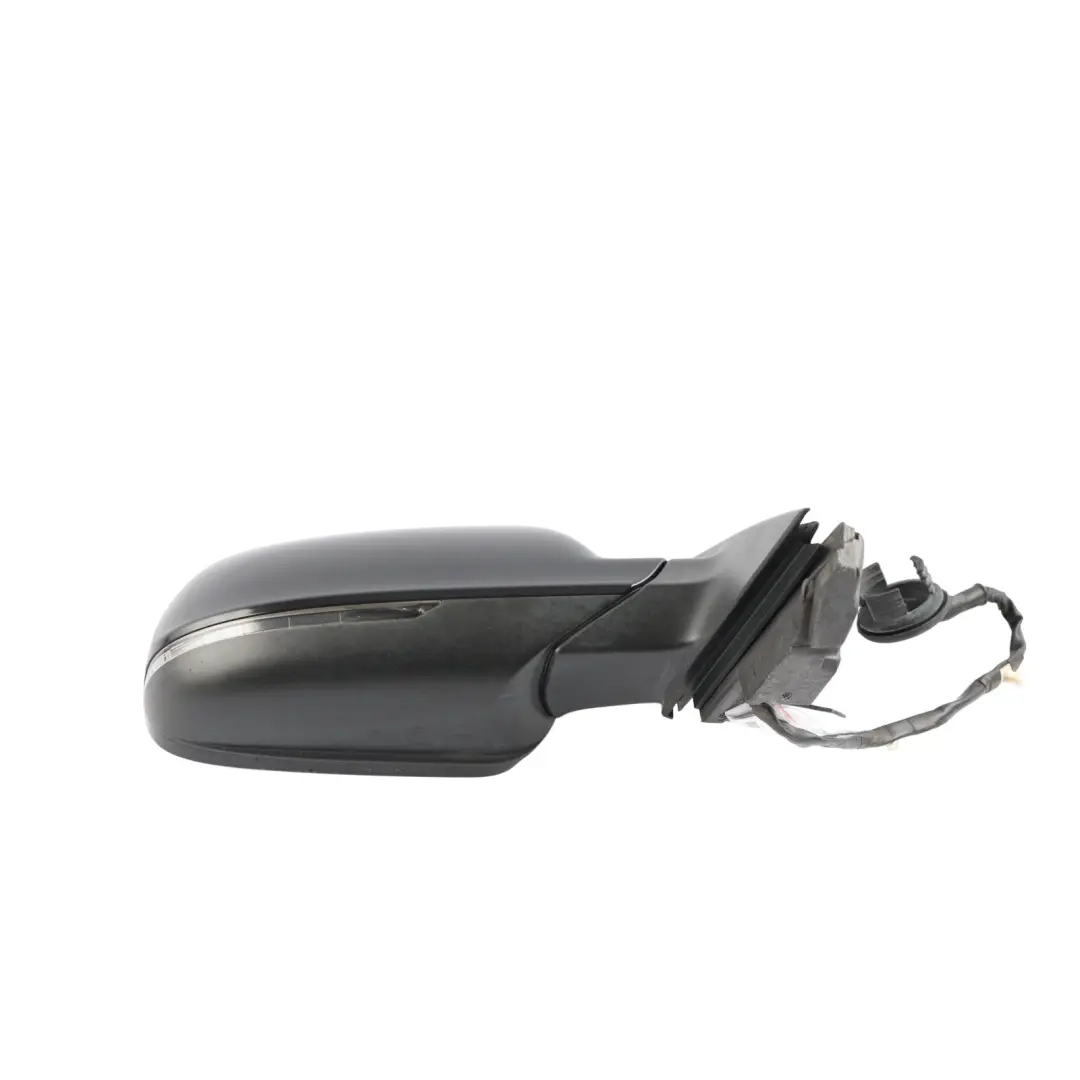 Audi A3 8P Wing Mirror Right O/S Brilliant Black - Y9B - SKU RHD-8P2858532GB-BBL - Part number 8P2858532GB