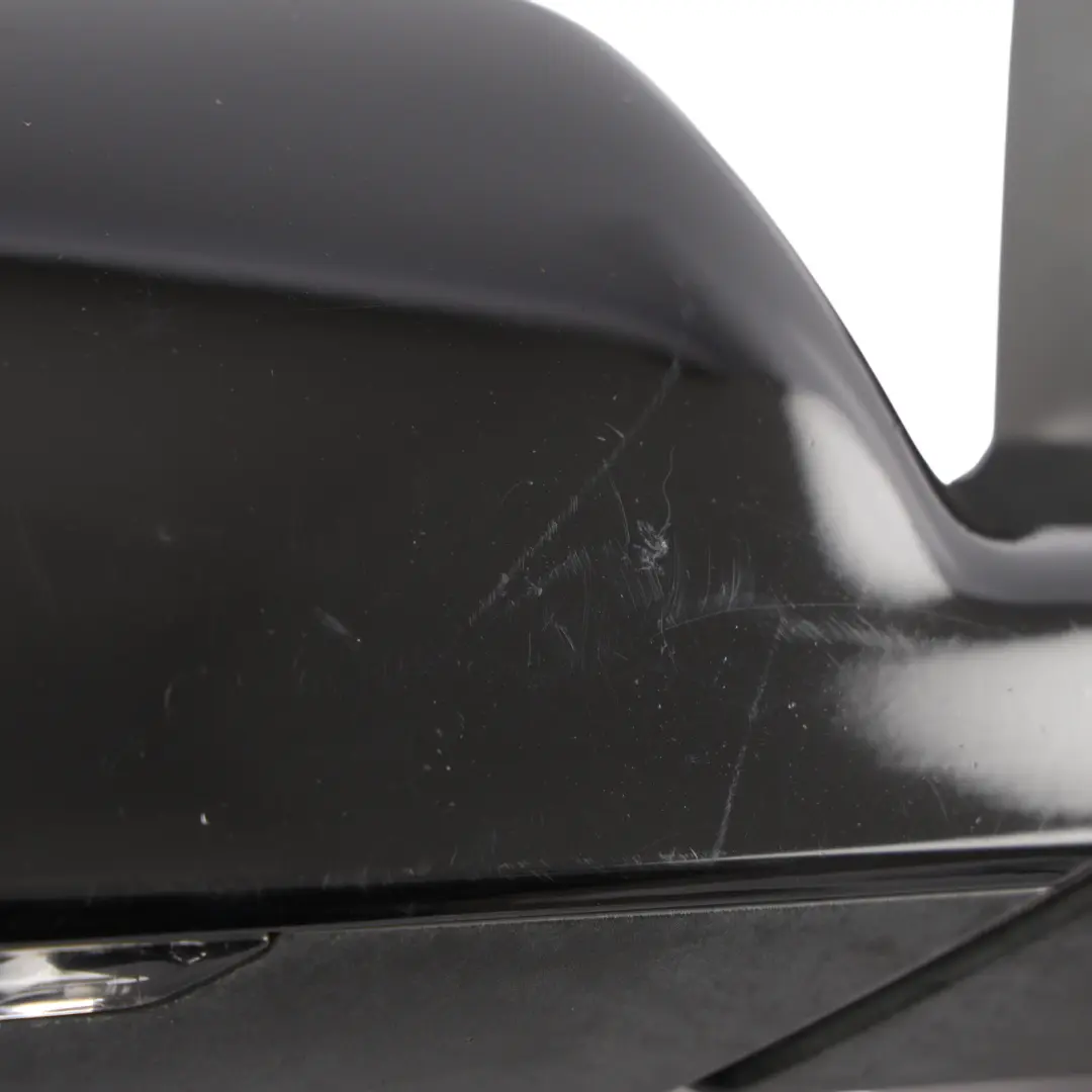 Audi A3 8P Wing Mirror Right O/S Brilliant Black - Y9B - SKU RHD-8P2858532GB-BBL - Part number 8P2858532GB
