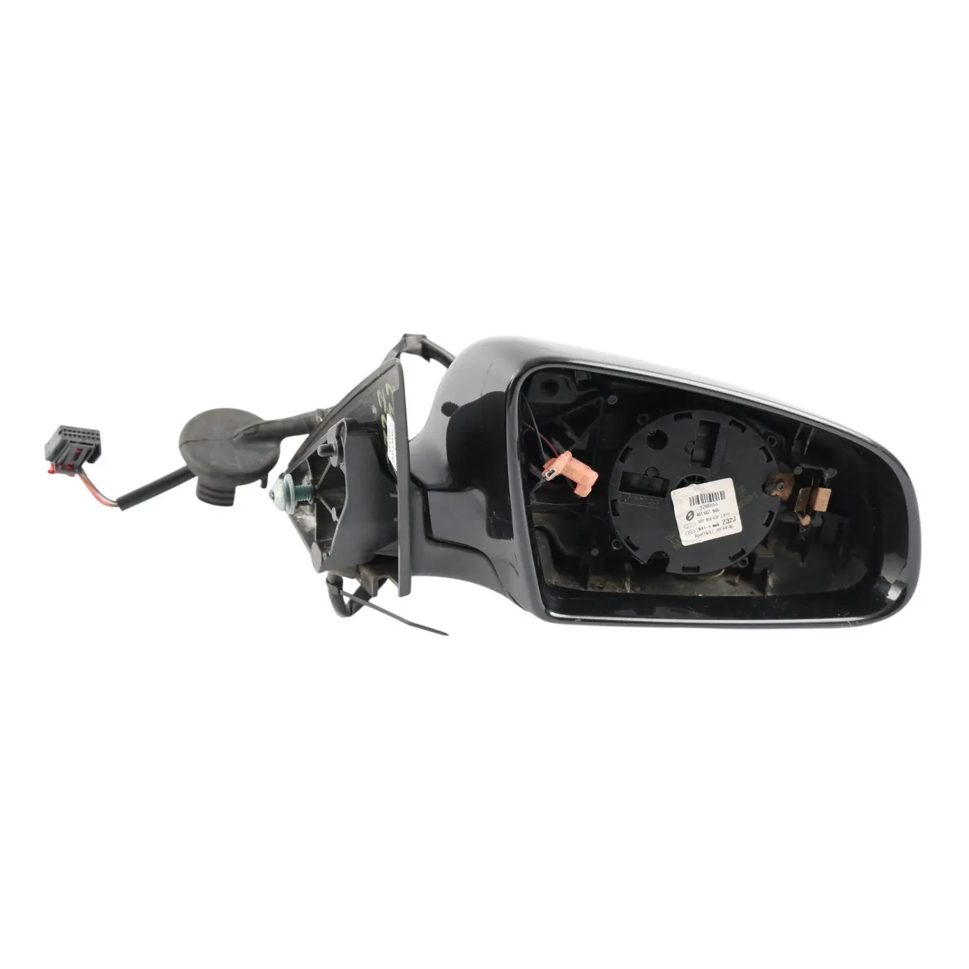 Audi A3 8P Wing Mirror Right O/S Door Outer View Ebony Black - Z9W 8P2858532K