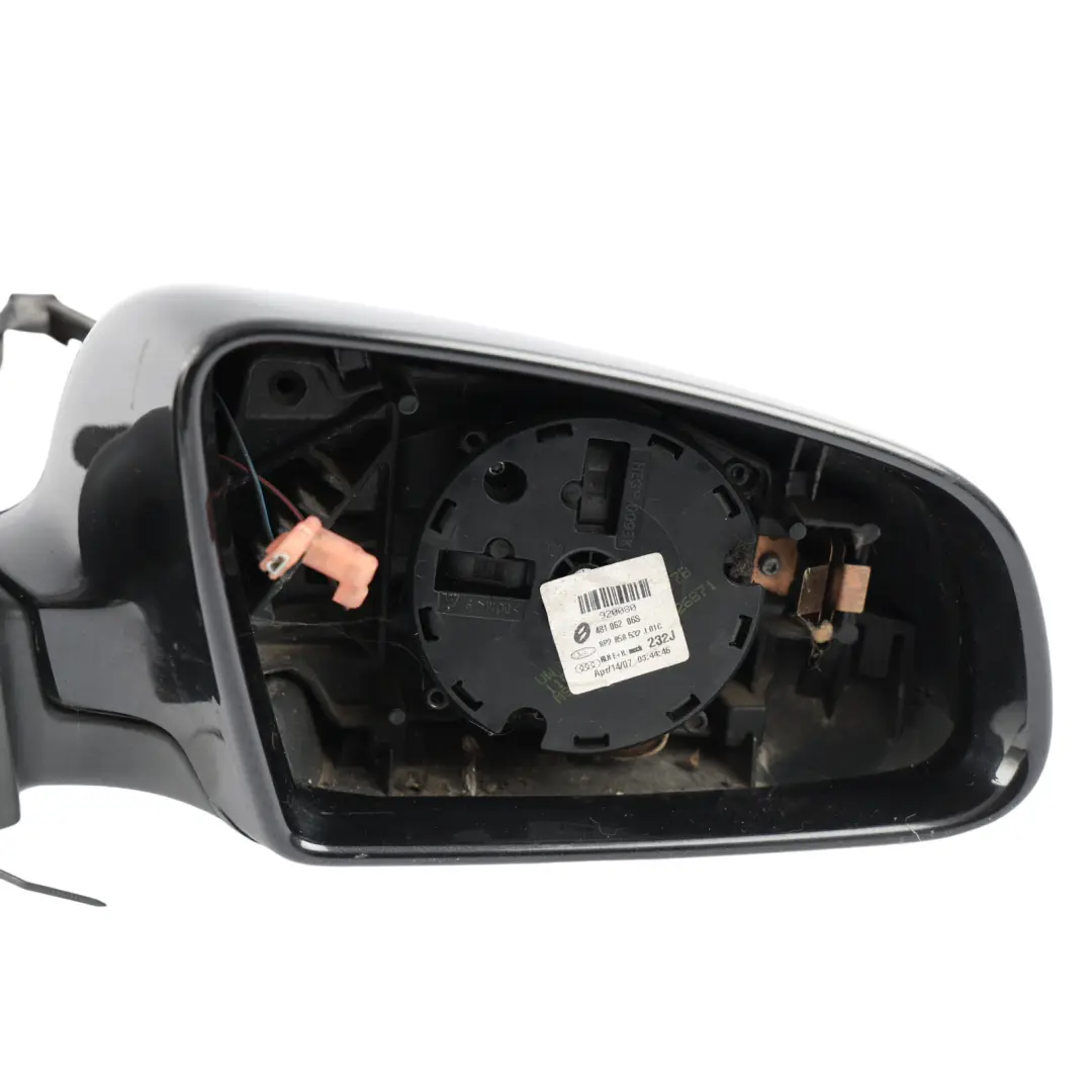 Audi A3 8P Wing Mirror Right O/S Door Outer View Ebony Black - Z9W - SKU RHD-8P2858532K-ESC - Part number 8P2858532K