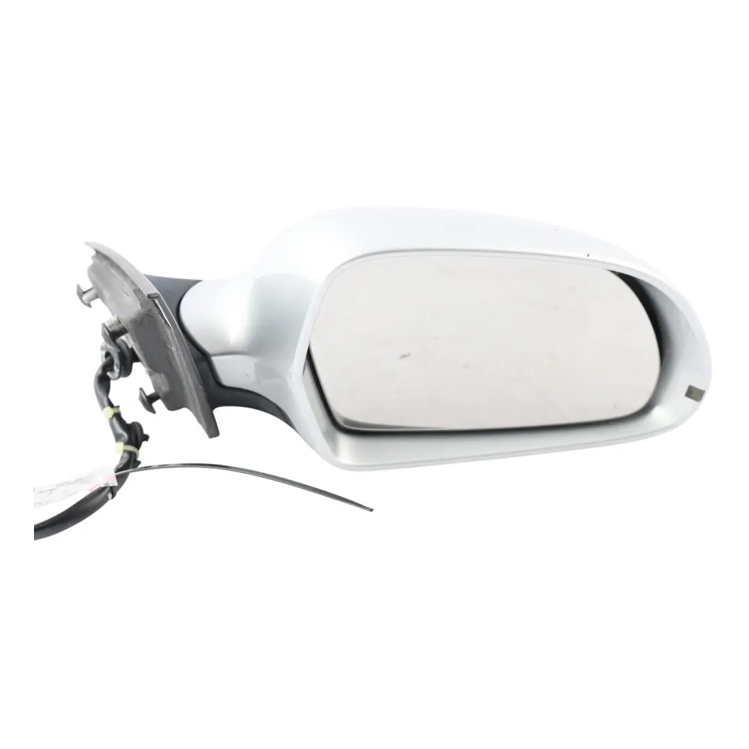Audi A3 8P Wing Mirror Electric Auto Dim Right O/S Ice Silver - X7W - SKU RHD-8P7858532E-ICS - Part number 8P7858532E