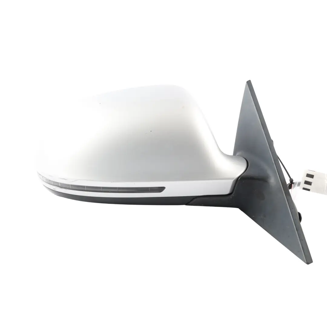 Audi A3 8P Wing Mirror Electric Auto Dim Right O/S Ice Silver - X7W - SKU RHD-8P7858532E-ICS - Part number 8P7858532E