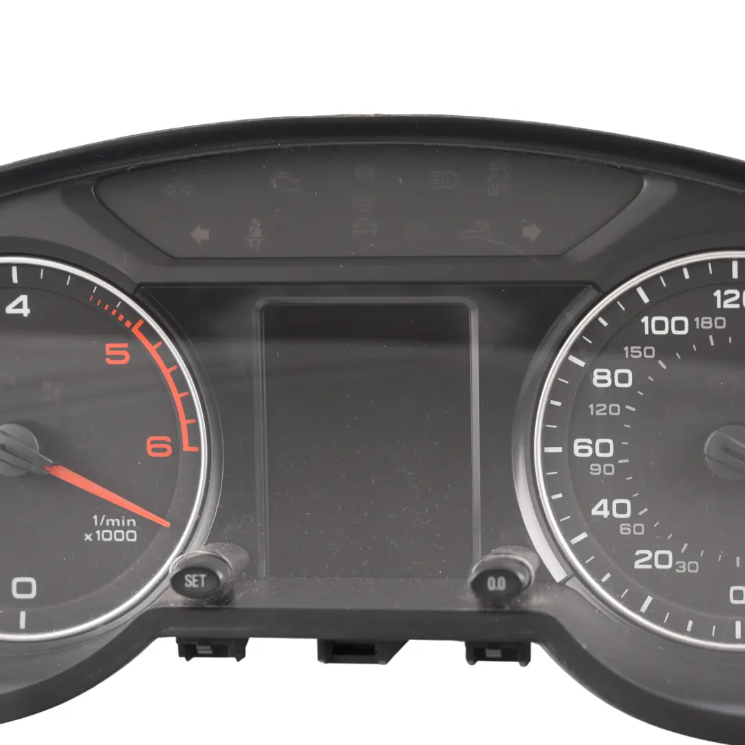Audi Q5 8R Instrument Cluster Speedometer Clocks Diesel Manual - SKU RHD-8R0920980L - Part number 8R0920980L