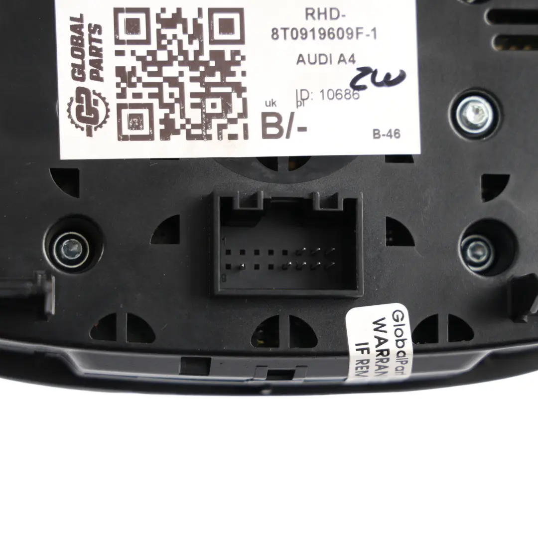 Sat Nav MMI Centre Console Cover Panel Switch Button Block to Audi A4 B8 with Part number 8T0919609F Audi A4 B8 Sat Nav MMI Centre Console Cover Panel Switch Button Block - SKU RHD-8T0919609F-1 - Part number 8T0919609F