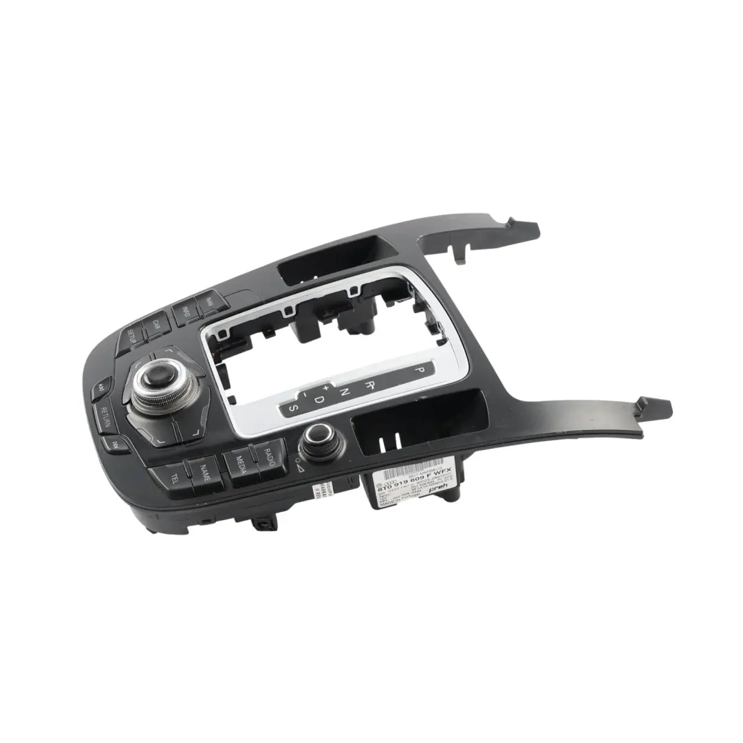 Audi A4 B8 Sat Nav MMI Centre Console Cover Panel Switch Button Block - SKU RHD-8T0919609F-1 - Part number 8T0919609F
