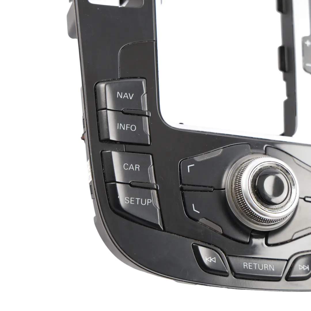 Sat Nav MMI Centre Console Cover Panel Switch Button Block to Audi A4 B8 with Part number 8T0919609F Audi A4 B8 Sat Nav MMI Centre Console Cover Panel Switch Button Block - SKU RHD-8T0919609F-1 - Part number 8T0919609F