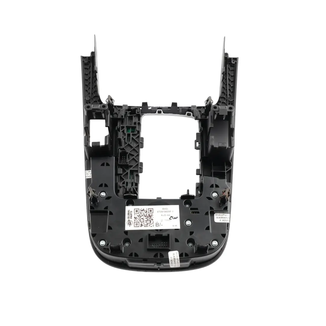 Sat Nav MMI Centre Console Cover Panel Switch Button Block to Audi A4 B8 with Part number 8T0919609F Audi A4 B8 Sat Nav MMI Centre Console Cover Panel Switch Button Block - SKU RHD-8T0919609F-1 - Part number 8T0919609F