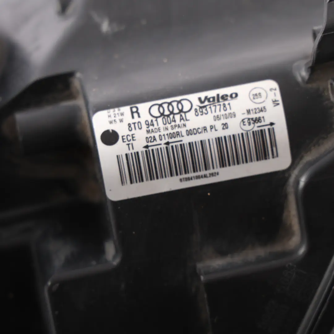 Audi A5 8T Headlight Headlamp Lamp Light Front Right O/S - SKU RHD-8T0941004AL - Part number 8T0941004AL