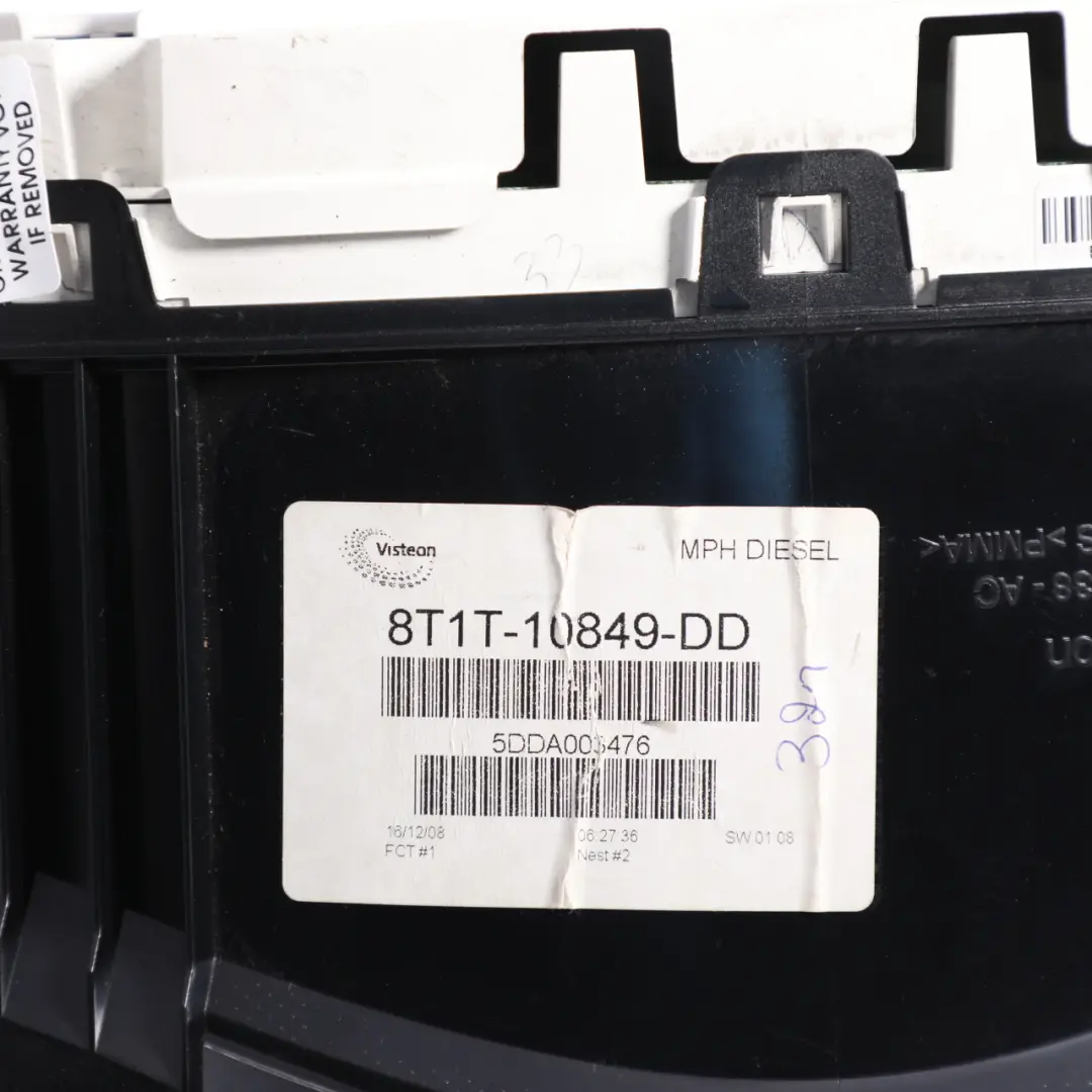 Mk1 Instrument Cluster Speedo Diesel Manual to Ford Transit Connect with Part number 8T1T-10849-DD Ford Transit Connect Mk1 Instrument Cluster Speedo Diesel Manual - SKU RHD-8T1T-10849-DD - Part number 8T1T-10849-DD
