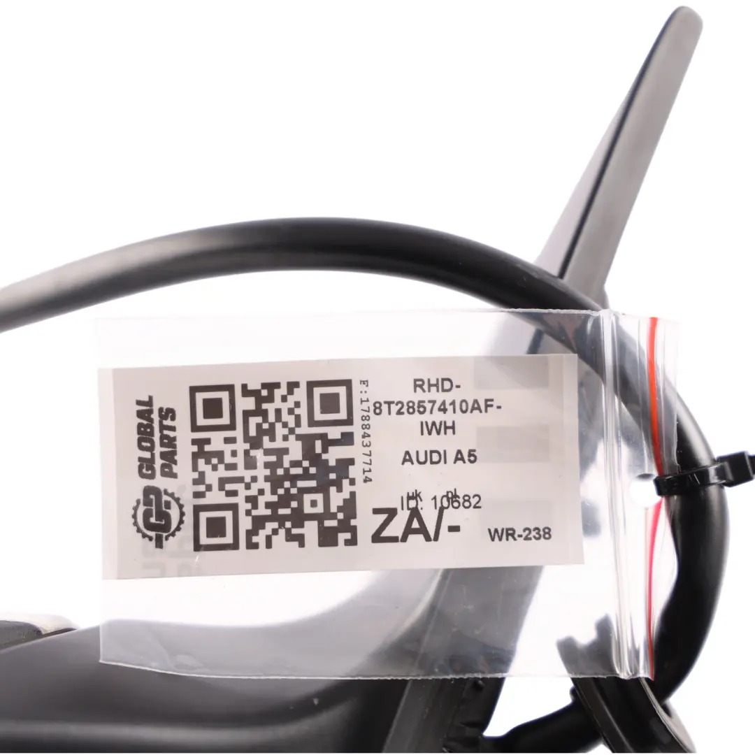 Audi A5 8T Front Wing Mirror Door Right O/S Ibis White - Y9C - SKU RHD-8T2857410AF-IWH - Part number 8T2857410AF
