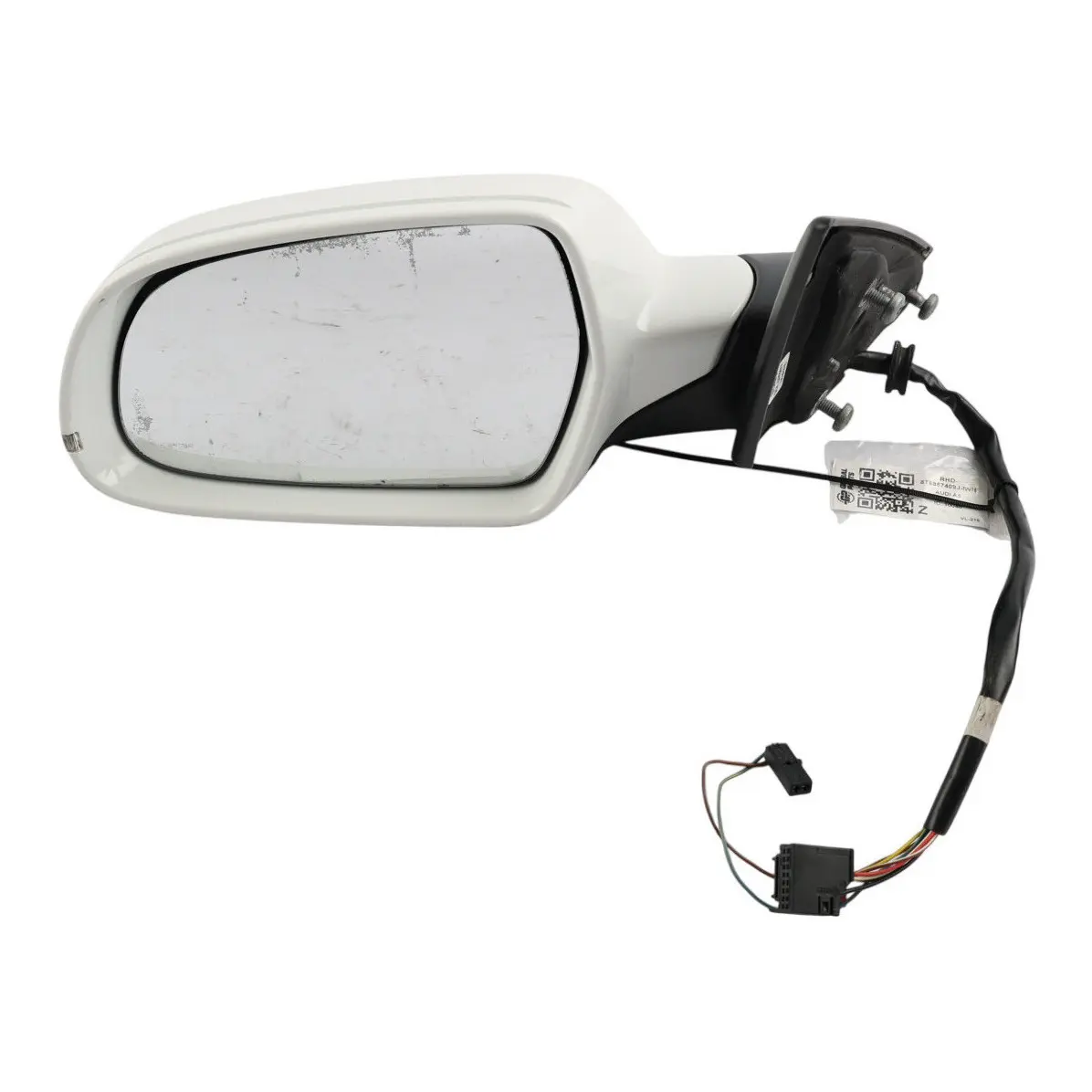 Audi A5 8T Door Wing Mirror Electric Left N/S Ibis White - Y9C