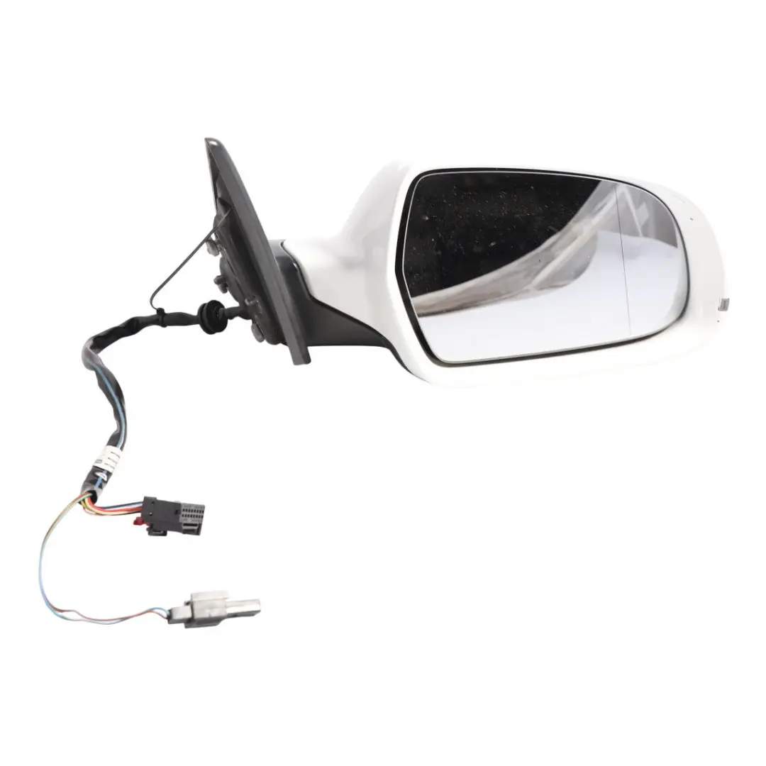 Audi A5 8T Wing Mirror Right Door O/S Outside Ibis White - Y9C - SKU RHD-8T8857410J-IWH - Part number 8T8857410J