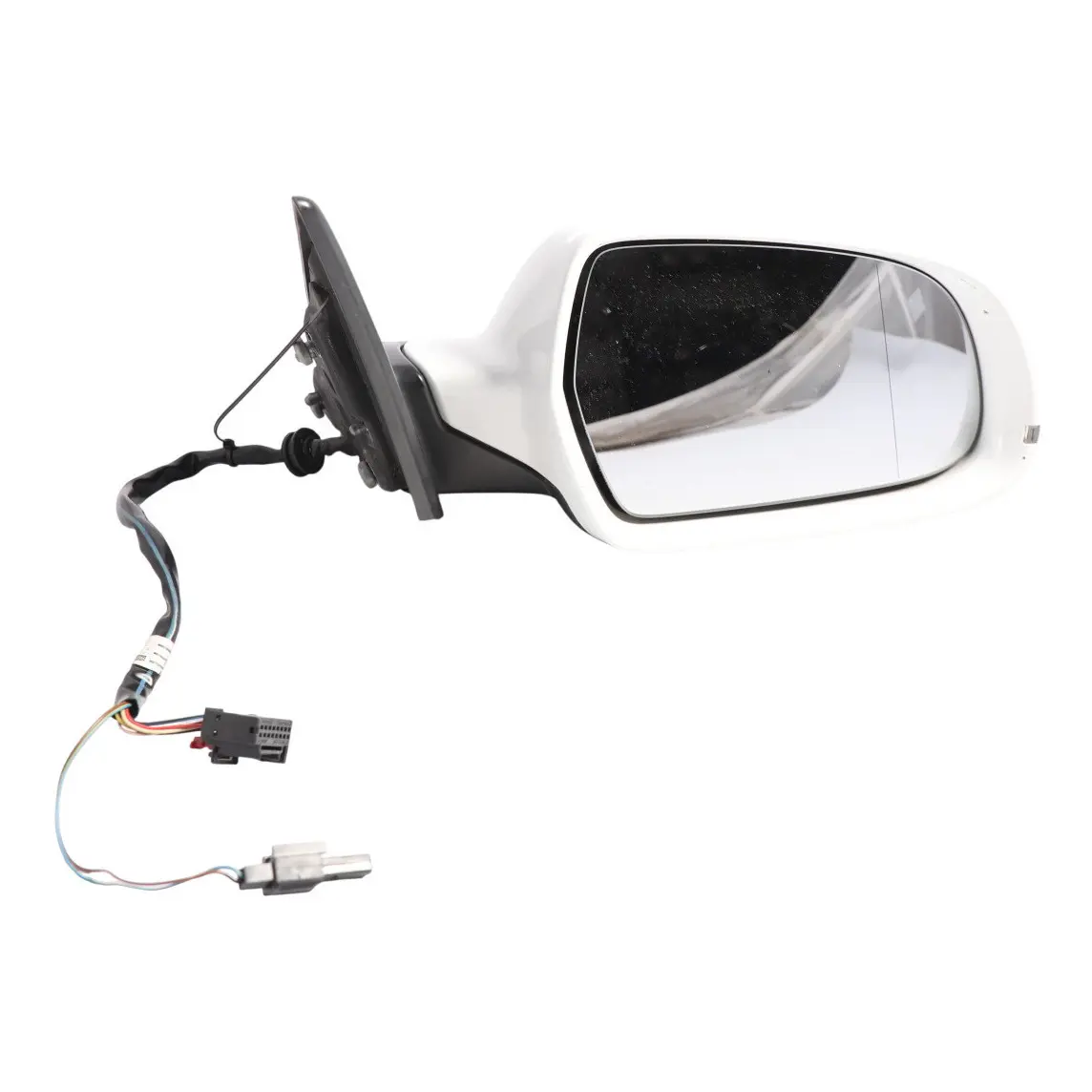 Audi A5 8T Wing Mirror Right Door O/S Outside Ibis White - Y9C 8T8857410J