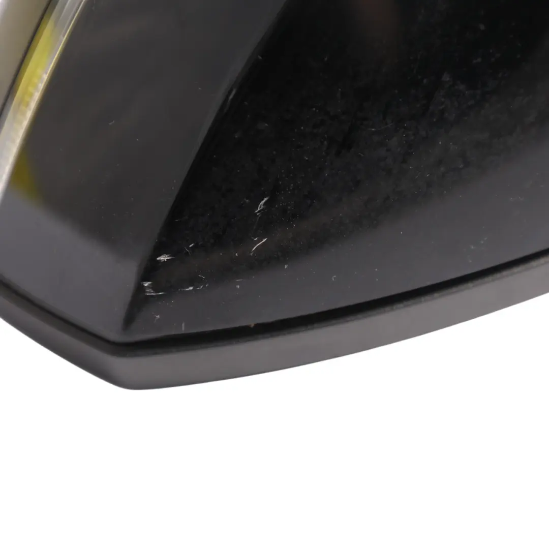 Audi A3 8V Wing Mirror Electric Door Left N/S Outside Brilliant Black - Y9B - SKU RHD-8V2857409F-BBL - Part number 8V2857409F