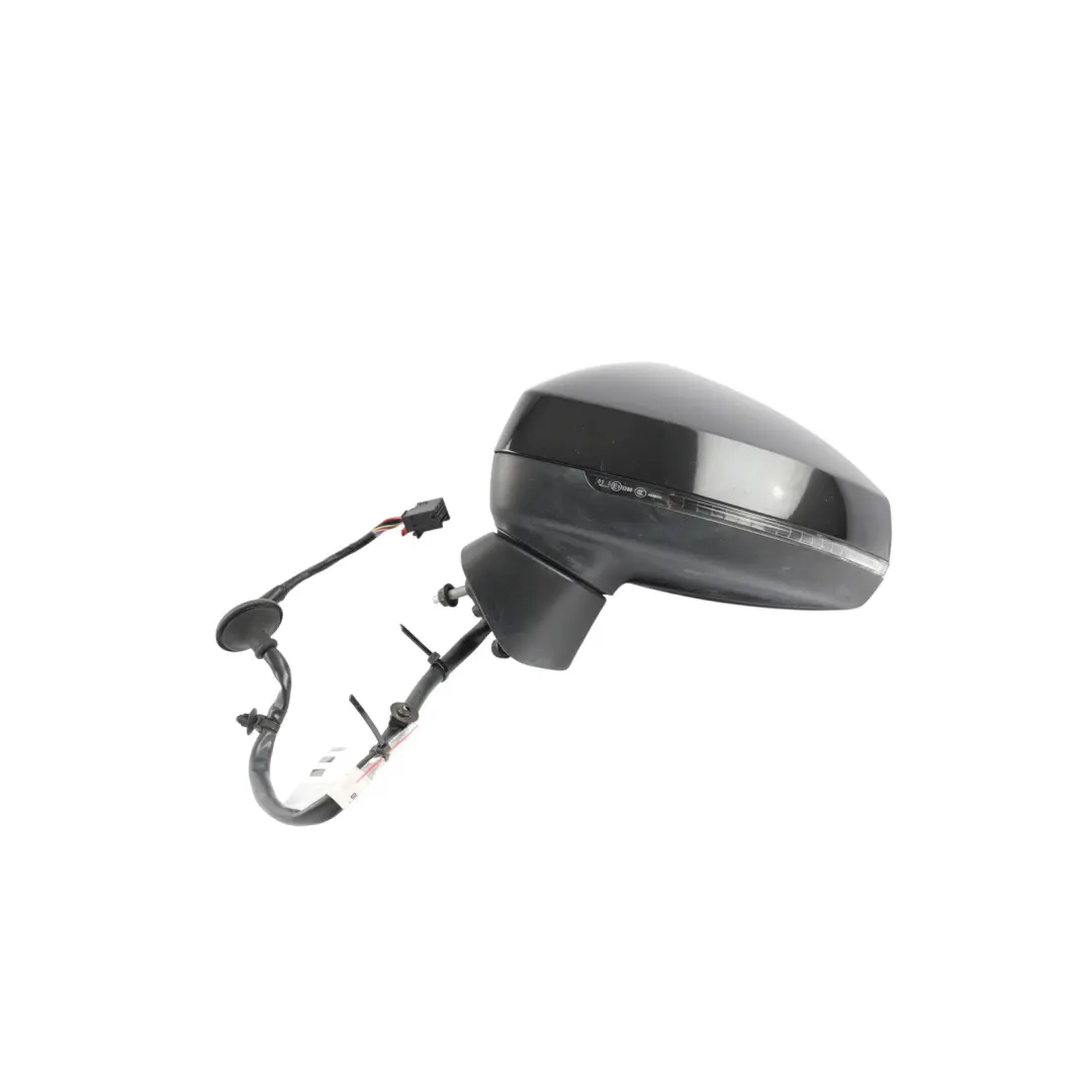 Audi A3 8V Wing Mirror Electric Heated Auto Dimming Black Left N/S - SKU RHD-8V2857409J-BLK - Part number 8V2857409J
