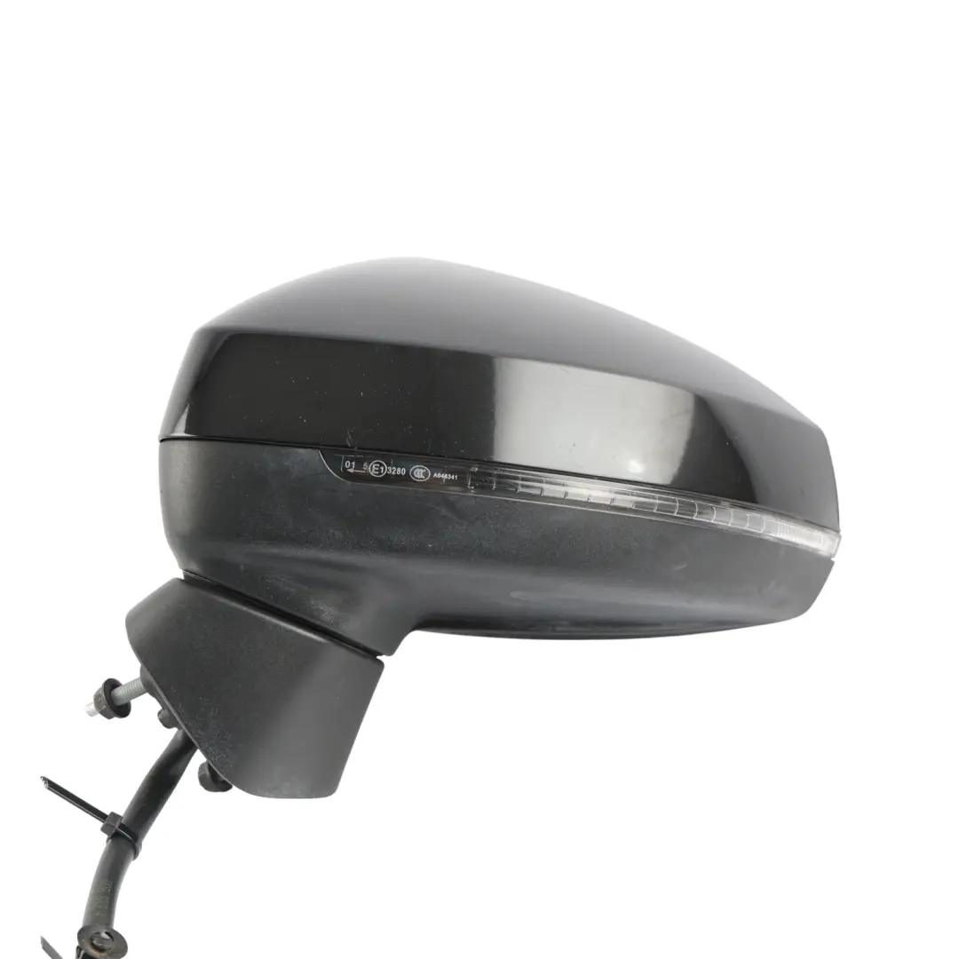 Audi A3 8V Wing Mirror Electric Heated Auto Dimming Black Left N/S - SKU RHD-8V2857409J-BLK - Part number 8V2857409J