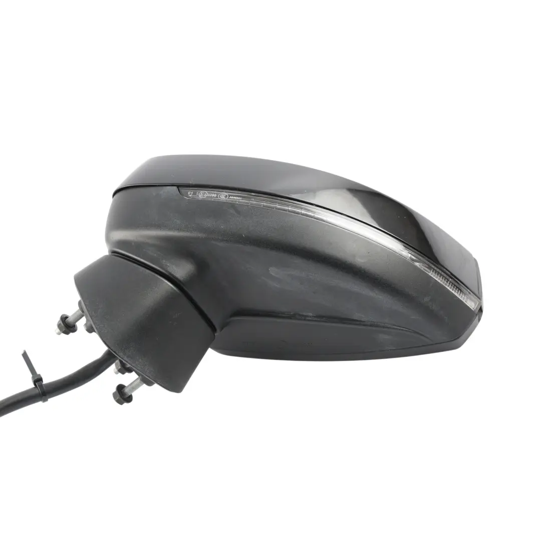 Audi A3 8V Wing Mirror Electric Heated Auto Dimming Black Left N/S - SKU RHD-8V2857409J-BLK - Part number 8V2857409J