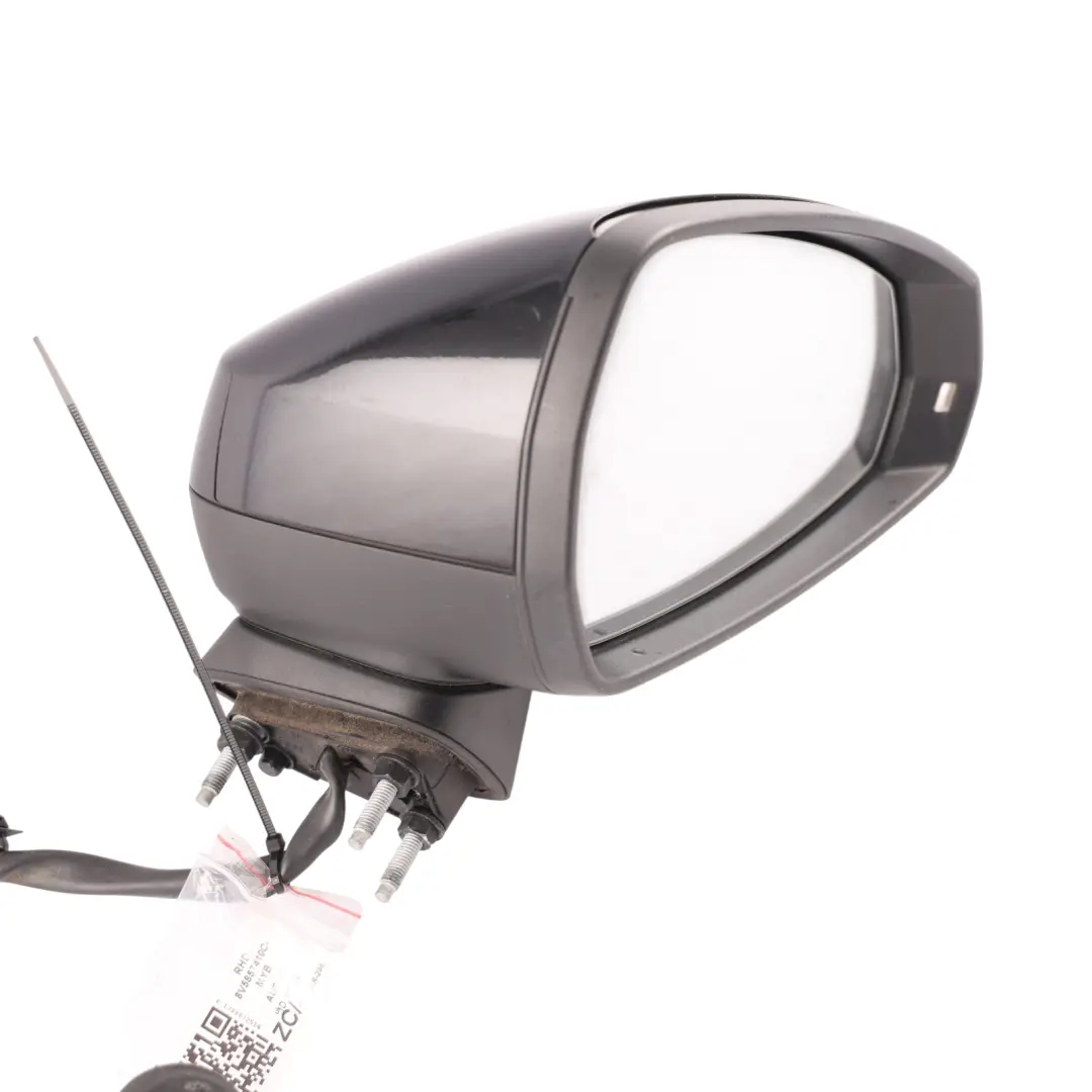 Audi A3 8V Door Wing Mirror Heated Right O/S Mythical Black Metallic - Y9T - SKU RHD-8V5857410C-MYB - Part number 8V5857410C