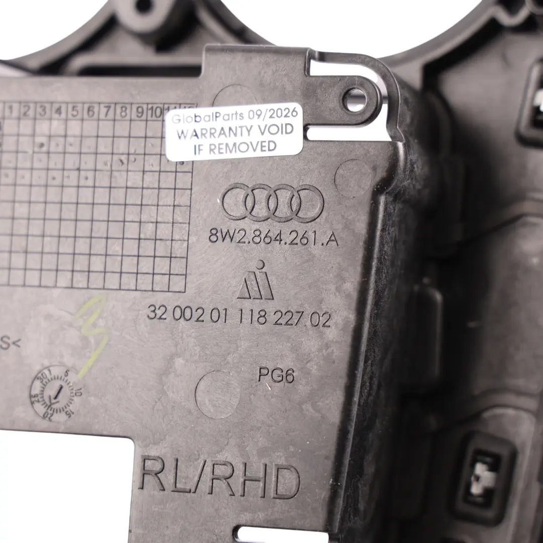 Audi A4 B9 A5 F5 Centre Console Multimedia Sat Nav Switch Panel - SKU RHD-8W2864261A-1 - Part number 8W2864261A