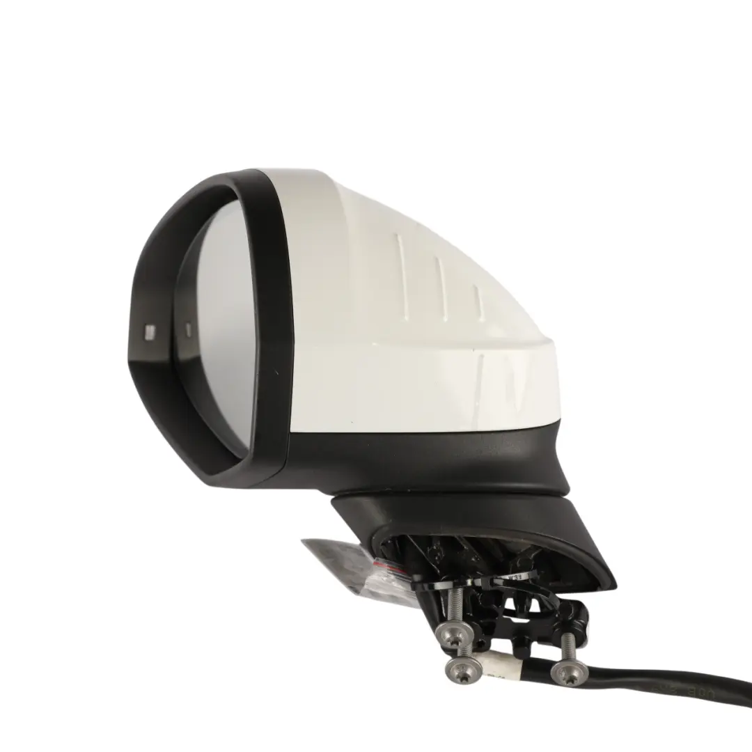 Audi A5 F5 Side View Wing Door Mirror Left N/S Arkona White - Y9L - SKU RHD-8W8857409Q-ARK - Part number 8W8857409Q