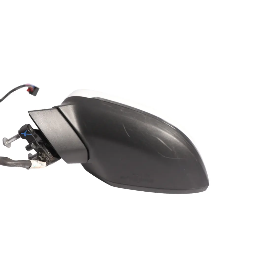 Audi A5 F5 Door Wing Mirror Electric Power Fold Left N/S Ibis White - Y9C - SKU RHD-8W8857409Q-IWH - Part number 8W8857409Q