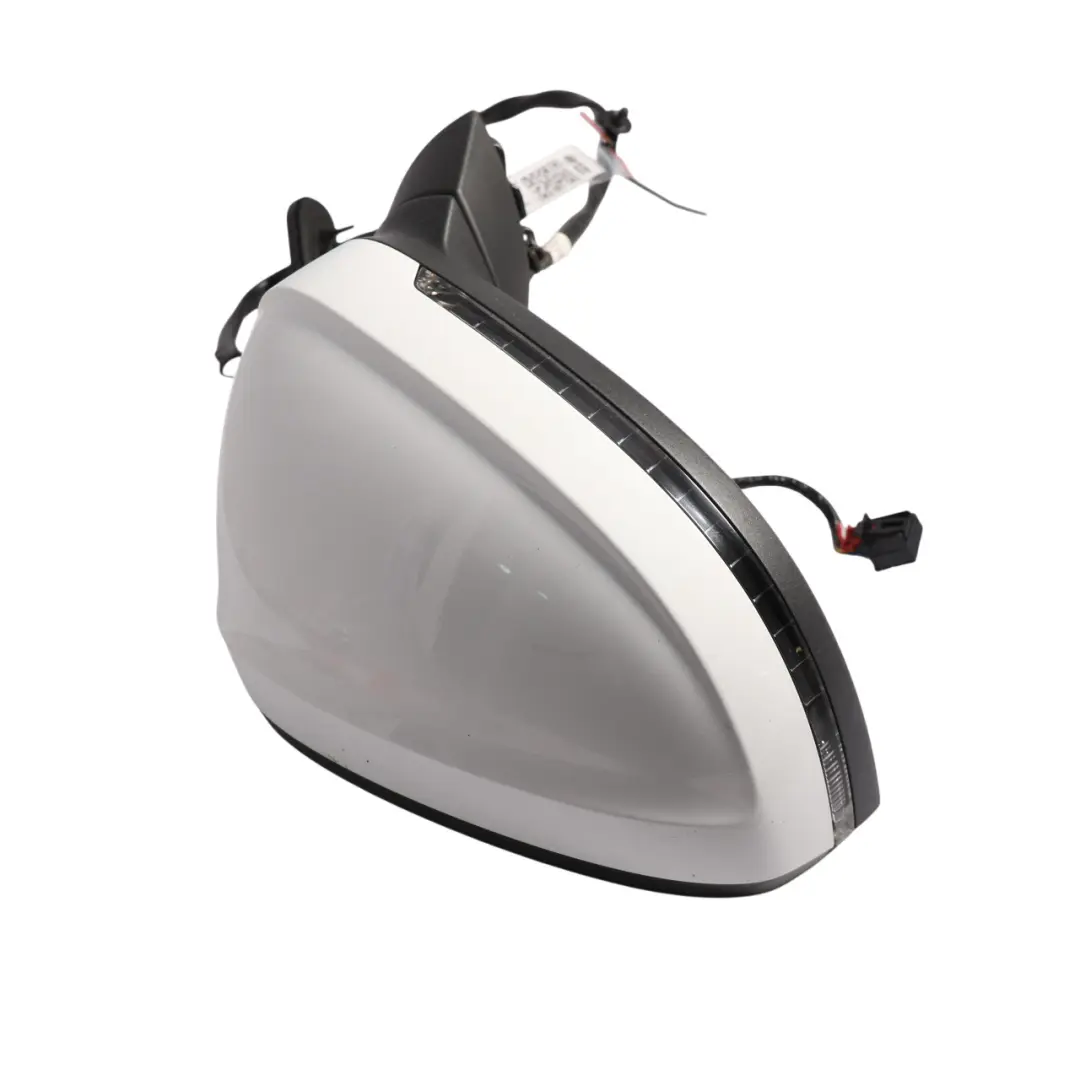 Audi A5 F5 Wing Mirror Electric Power Fold Right O/S Arkona White - Y9L - SKU RHD-8W8857410L-ARK - Part number 8W8857410L