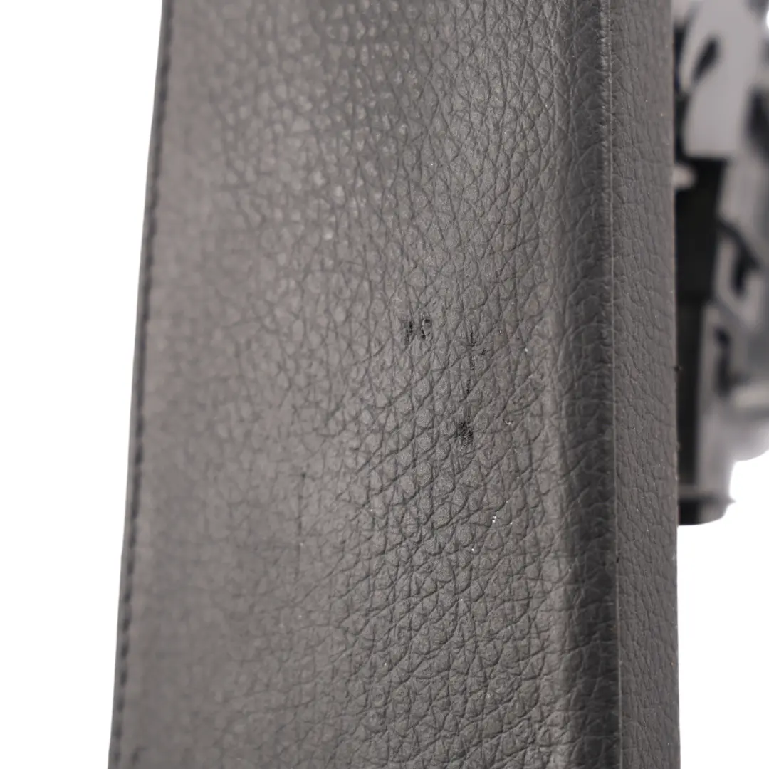 BMW E60 E61 LCI Centre Console Armrest Cover Black Leather - SKU RHD-9144942-1 - Part number 9144942