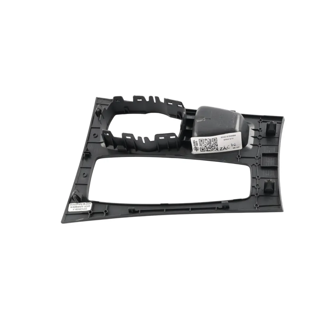 BMW X5 X6 Series E70 E71 Centre Console Middle Trim Cover Black - SKU RHD-9164486 - Part number 9164486