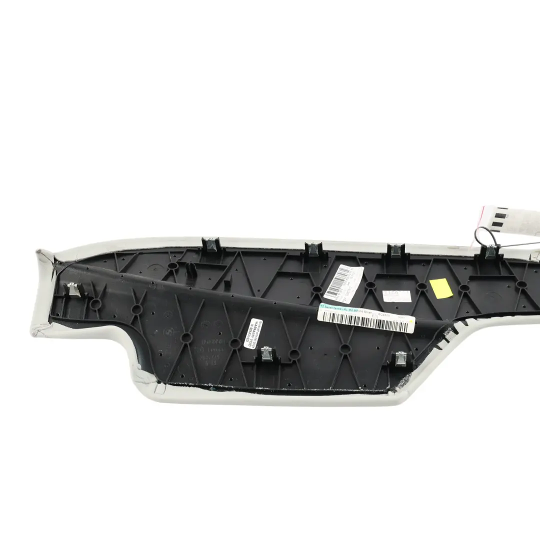 Centre Console Trim Panel Merino Leather Silverstone Left N/S to BMW F12 F13 M6 with Part number 8052701 BMW F12 F13 M6 Centre Console Trim Panel Merino Leather Silverstone Left N/S - SKU RHD-8052701 - Part number 8052701