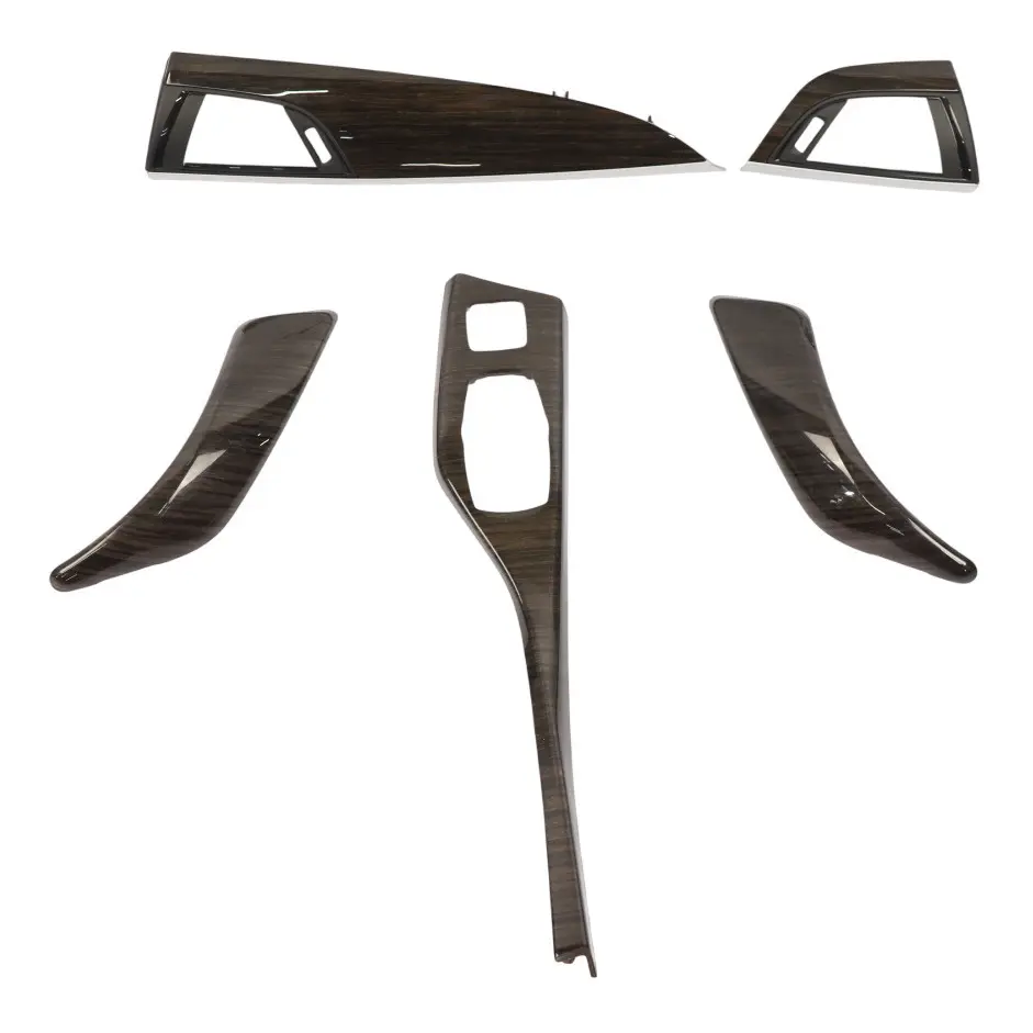 Dashboard Trim BMW F20 F21 Set Strip Cover Door Console Wood Fineline Stream