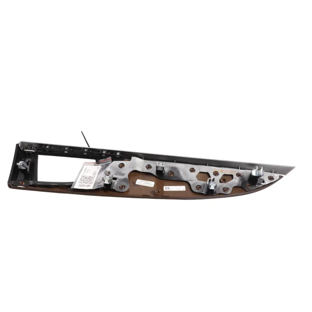 BMW F20 F21 Front Door Trim Strip Handle Cover Panel Wood Fineline - SKU RHD-9205378-2 - Part number 9205378