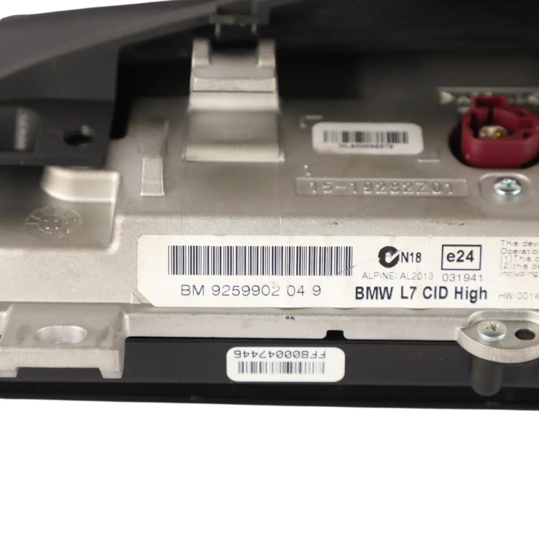 BMW F20 F21 F22 Display Central Information Infotainment Screen 8,8" - SKU RHD-9259902 - Part number 9259902