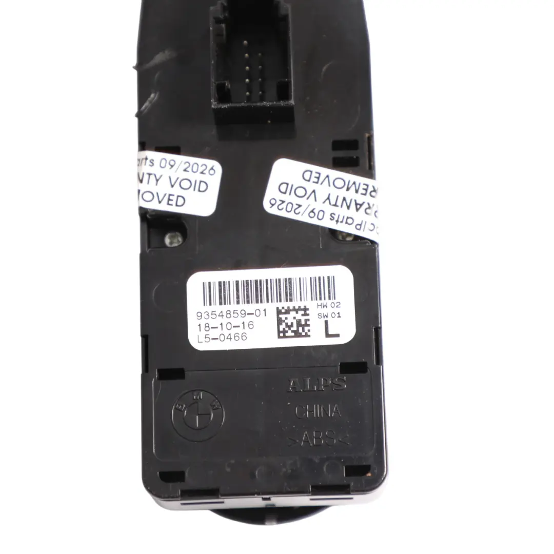 Door Window Lifter Control Switch Chrome Right O/S to Mini F60 Countryman with Part number 9354859 Mini F60 Countryman Door Window Lifter Control Switch Chrome Right O/S - SKU RHD-9354859-2 - Part number 9354859
