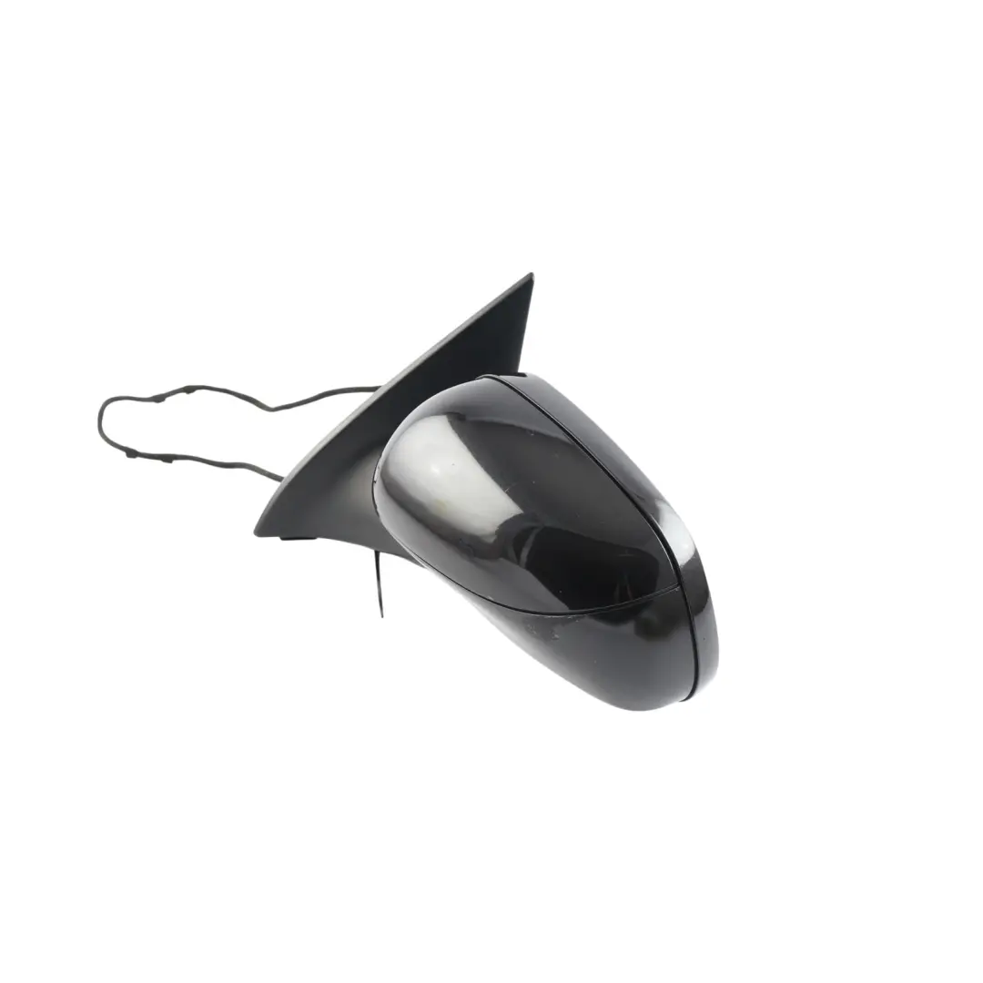 Porsche Cayenne 955 9PA Electric Mirror Wing Left N/S Door Basalt Black -C9Z - SKU RHD-95573123500-BAB - Part number 95573123500