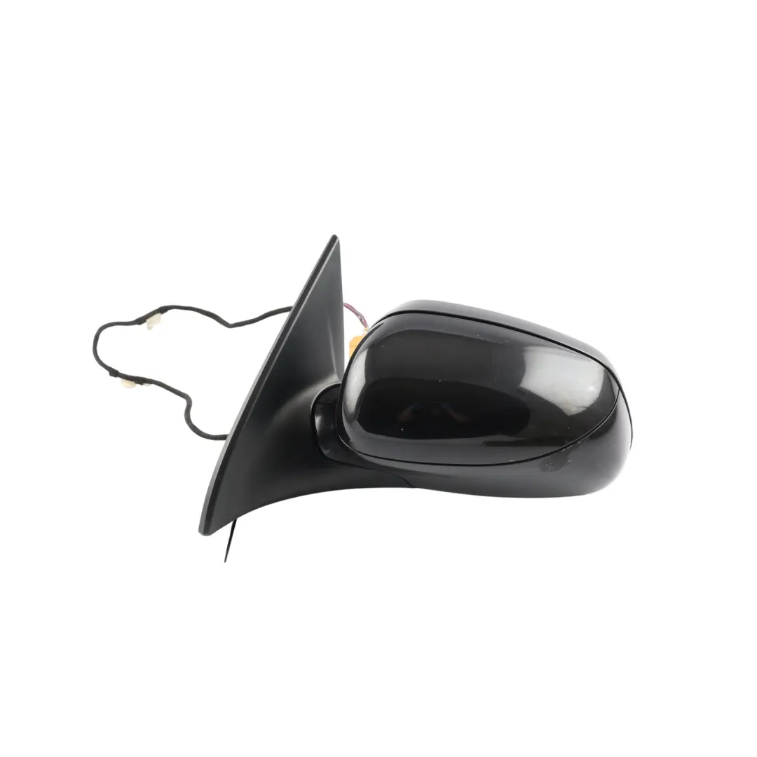 Porsche Cayenne 955 9PA Electric Mirror Wing Left N/S Door Basalt Black -C9Z - SKU RHD-95573123500-BAB - Part number 95573123500