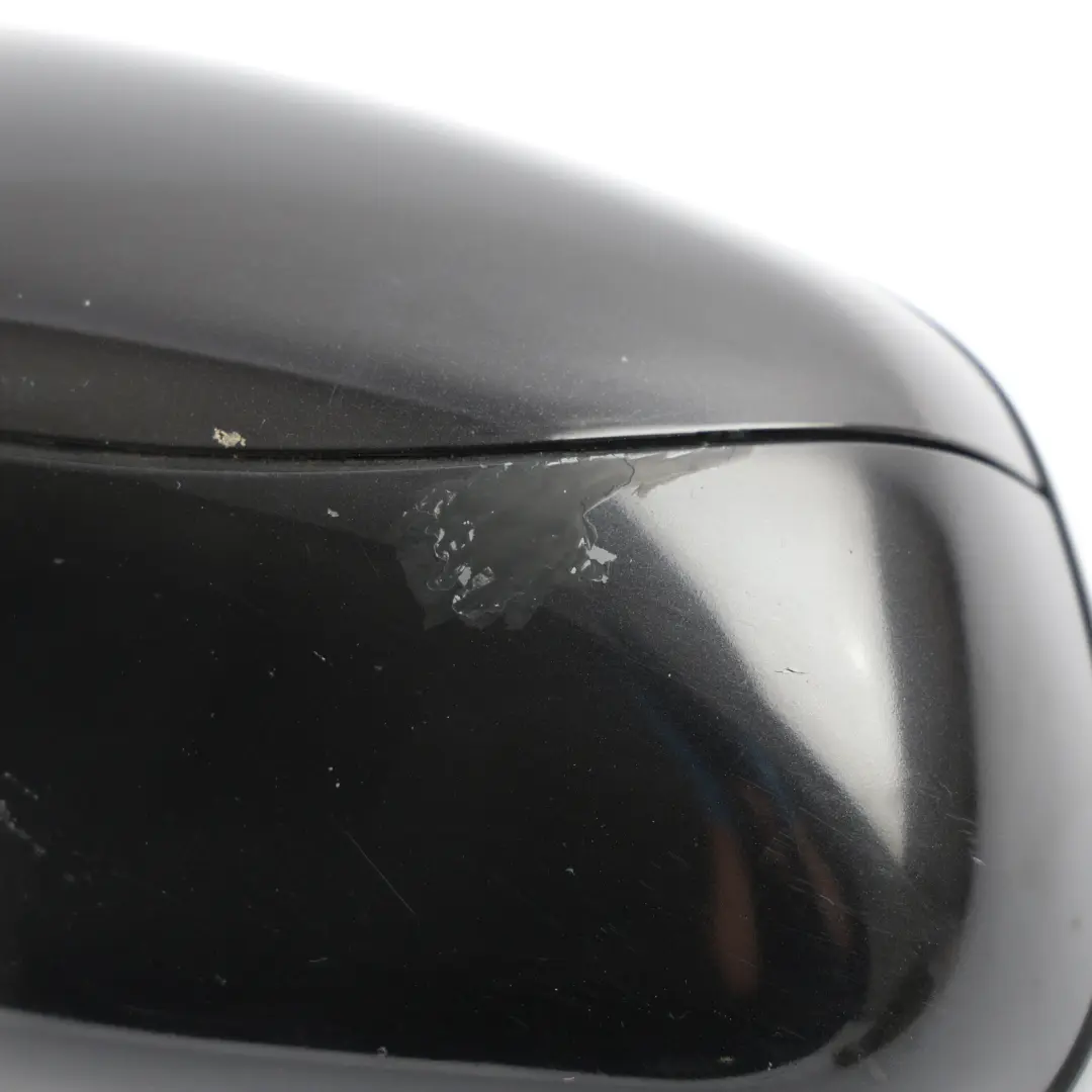 Porsche Cayenne 955 9PA Electric Mirror Wing Left N/S Door Basalt Black -C9Z - SKU RHD-95573123500-BAB - Part number 95573123500