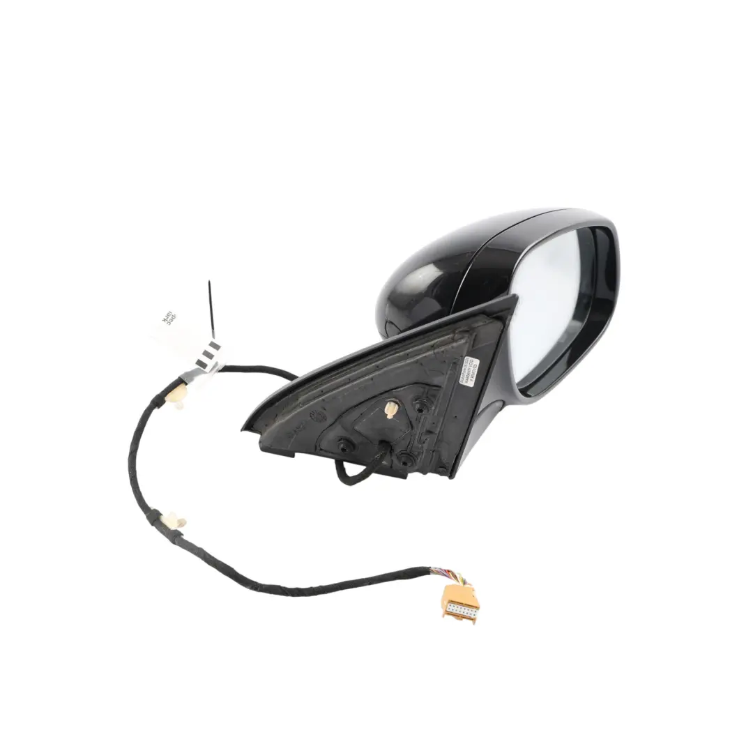 Porsche Cayenne 9PA Side View Wing Mirror Electric Right O/S Basalt Black -C9Z - SKU RHD-95573183401-BAB - Part number 955731834