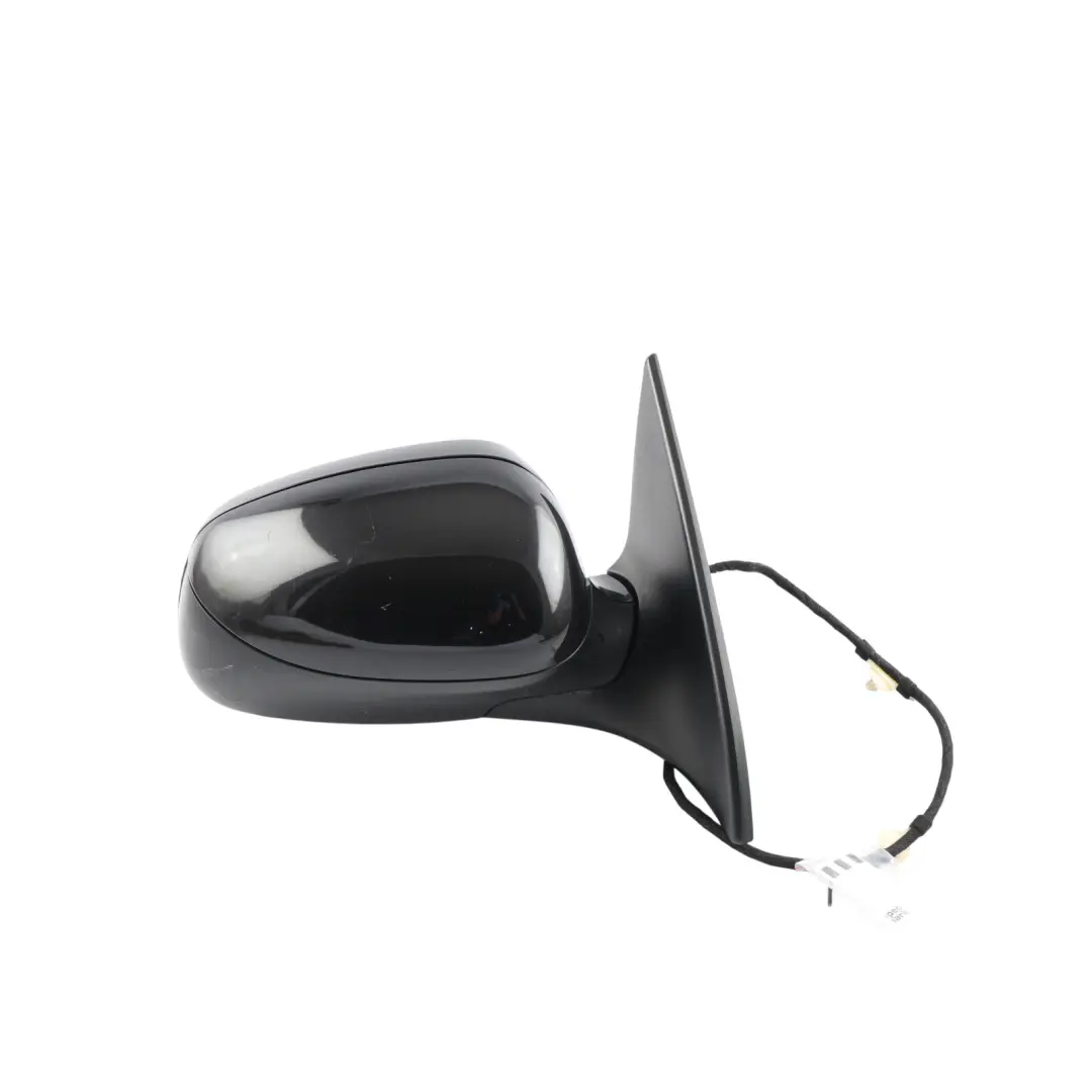 Porsche Cayenne 9PA Side View Wing Mirror Electric Right O/S Basalt Black -C9Z - SKU RHD-95573183401-BAB - Part number 955731834