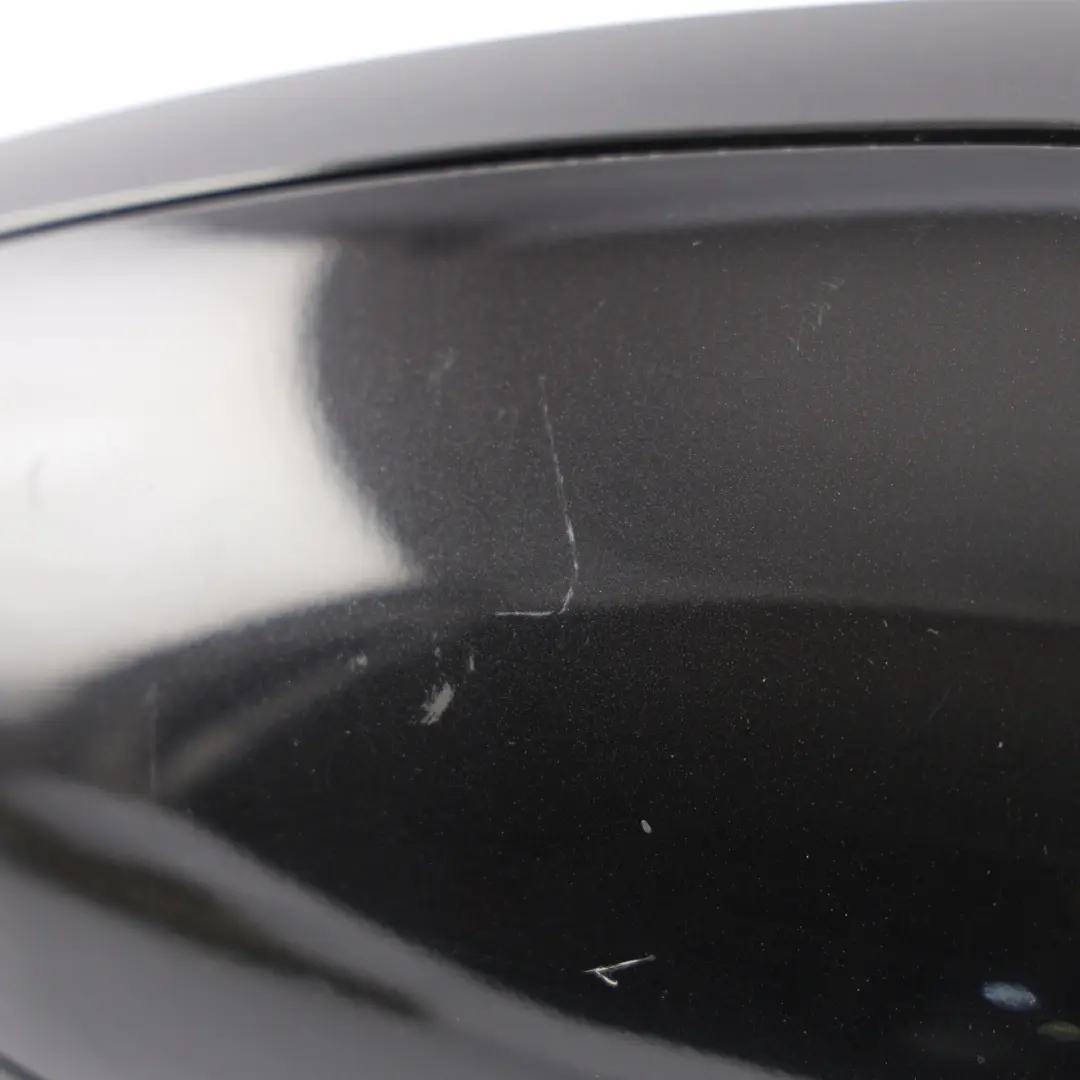 Porsche Cayenne 9PA Side View Wing Mirror Electric Right O/S Basalt Black -C9Z - SKU RHD-95573183401-BAB - Part number 955731834