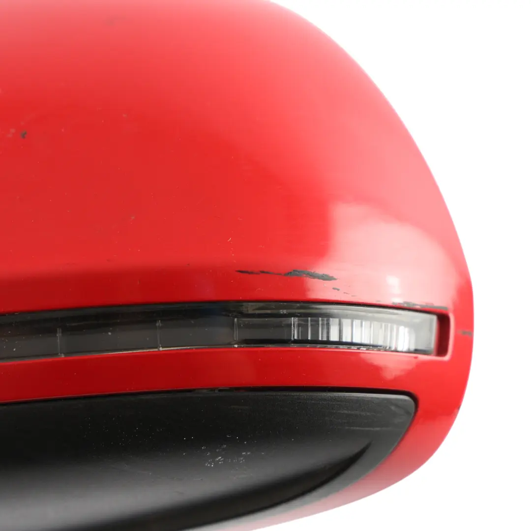 Porsche Cayenne 92A Door Wing Side Mirror Left O/S Brilliant Red - Y3J - SKU RHD-95873131701-BBR - Part number 95873131701-BBR