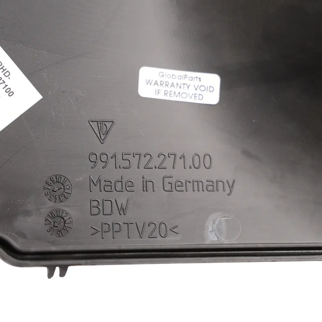 Porsche 718 Boxster 982 Pollen Filter Trim Cover Panel Box Lid - SKU RHD-99157227100 - Part number 99157227100