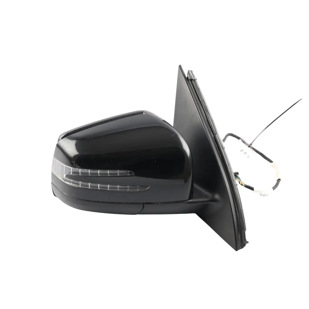 Wing Mirror Right O/S Power Fold Auto Dim Obsidian Black - 197 to Mercedes ML W166 with Part number A1668100001 Mercedes ML W166 Wing Mirror Right O/S Power Fold Auto Dim Obsidian Black - 197 - SKU RHD-A1668100001-OB2 - Part number A1668100001